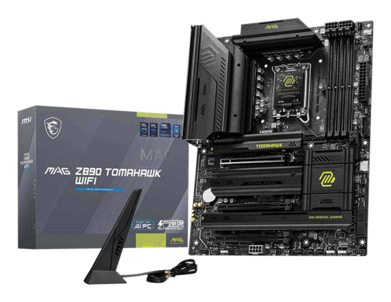 MSI MAG Z890 TOMAHAWK WIFI motherboard Intel Z890 LGA 1851 (Socket V1) ATX - Z890TOMAHAWKWIFI , Z890TOMAHAWKWIFI