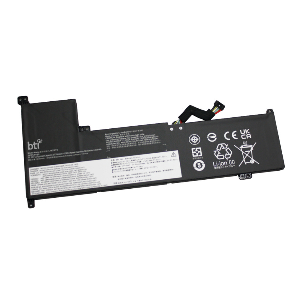 BTI L19C3PF6- industrial rechargeable battery Lithium-Ion (Li-Ion) 3730 mAh 11.25 V - L19C3PF6-BTI , L19C3PF6-BTI