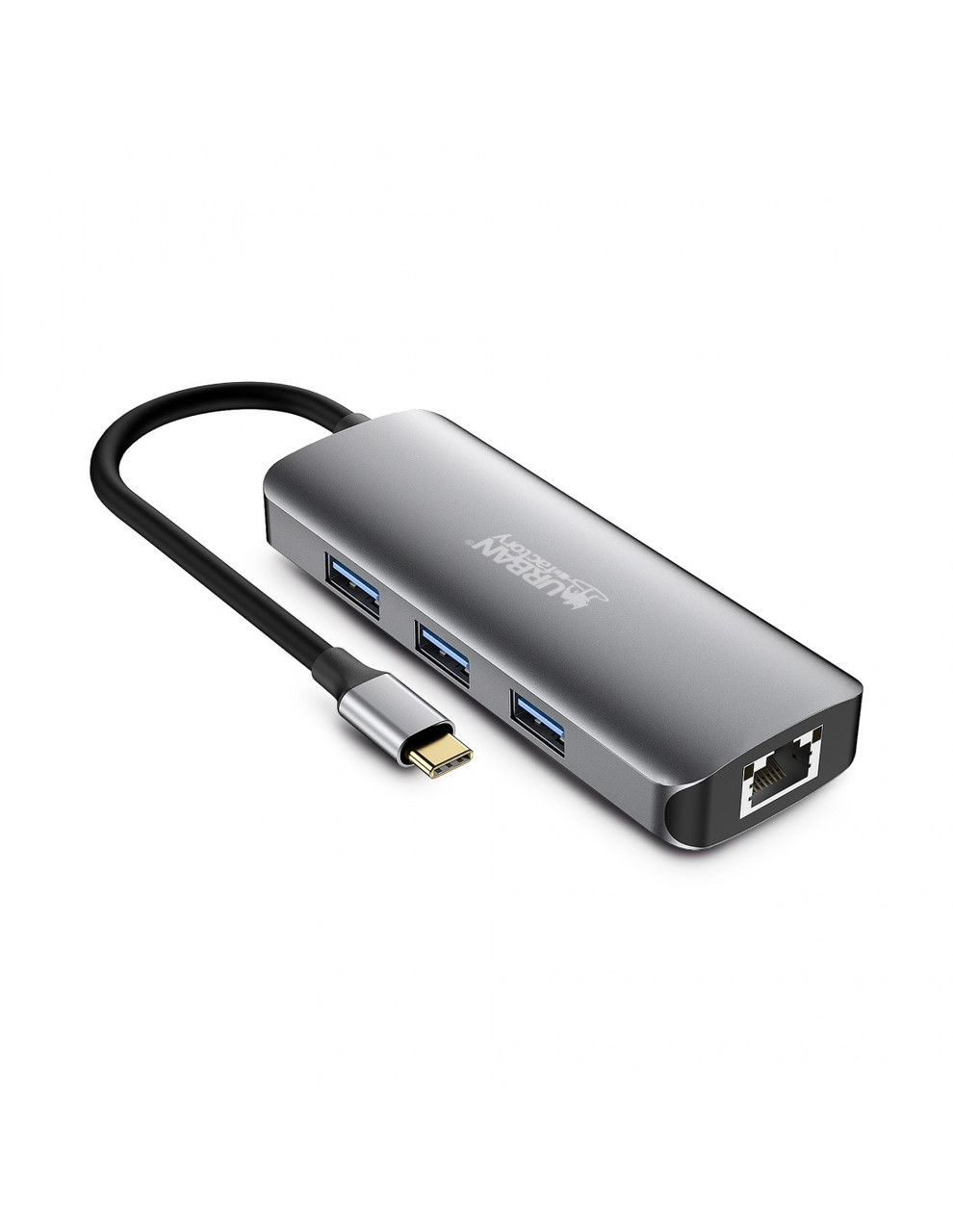 Urban Factory MHC50UF laptop dock/port replicator Wired USB 3.2 Gen 1 (3.1 Gen 1) Type-C Gray , MHC50UF