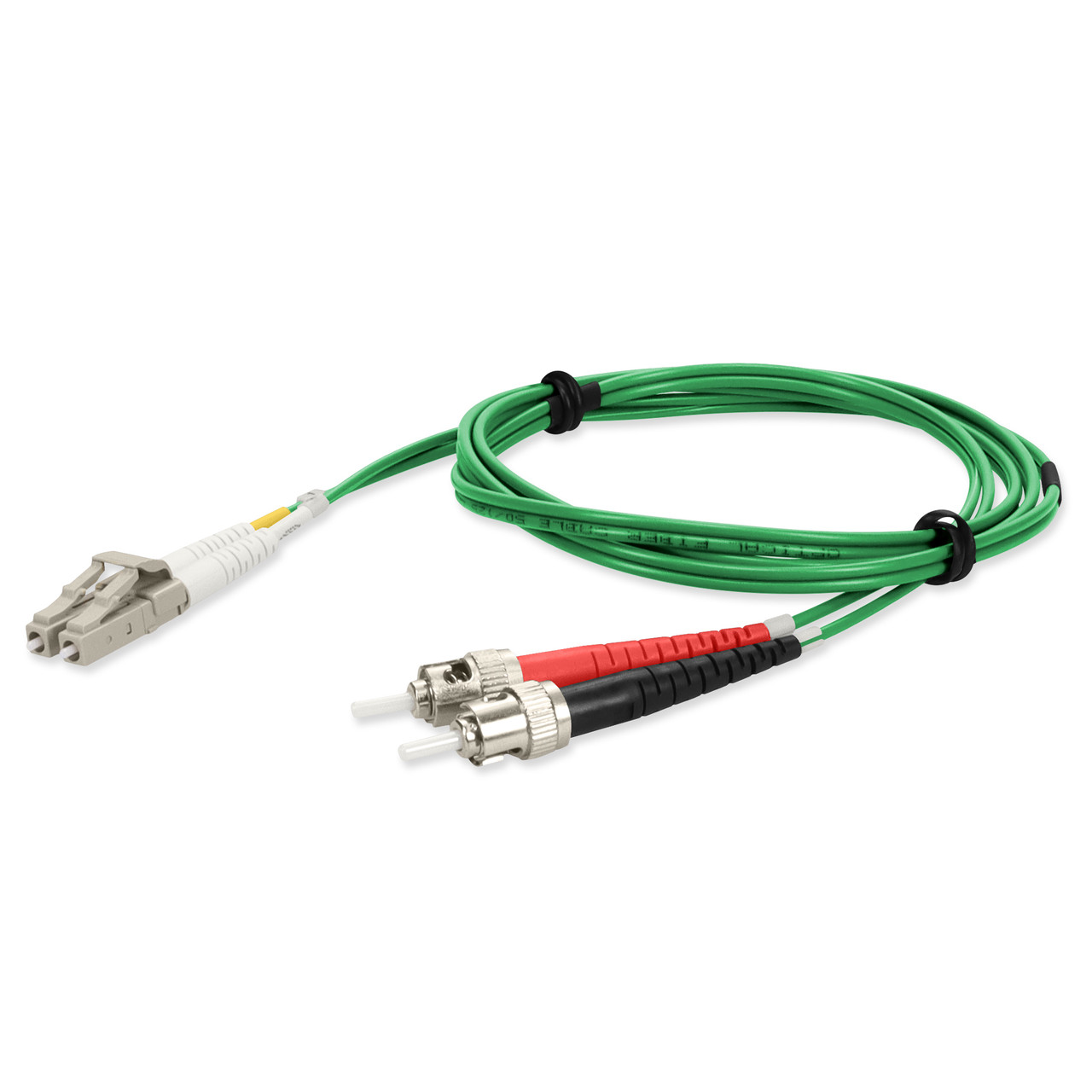 AddOn Networks ADD-ST-LC-10M5OM4-GN fiber optic cable 393.7" (10 m) OM4 Green , ADD-ST-LC-10M5OM4-GN