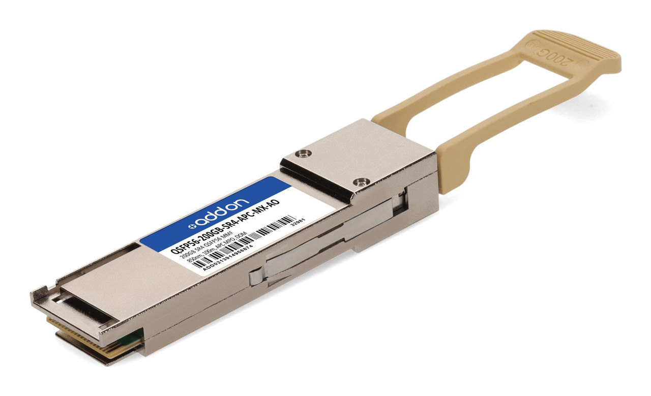 AddOn Networks QSFP56-200GB-SR4-APC-C-AO network transceiver module Fiber optic 200000 Mbit/s 850 nm , QSFP56-200GB-SR4-APC-C-AO