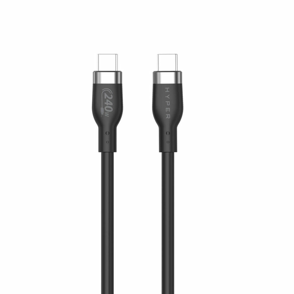 HYPER HJ4001BKGL USB cable USB 2.0 39.4" (1 m) USB C Black , HJ4001BKGL