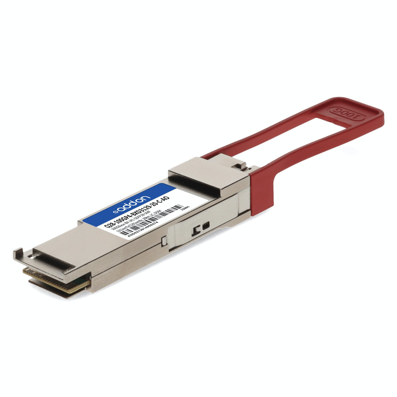 AddOn Networks Q28-100GP4-BXD3129-20-C-AO network transceiver module Fiber optic 100000 Mbit/s QSFP28 , Q28-100GP4-BXD3129-20-C-AO