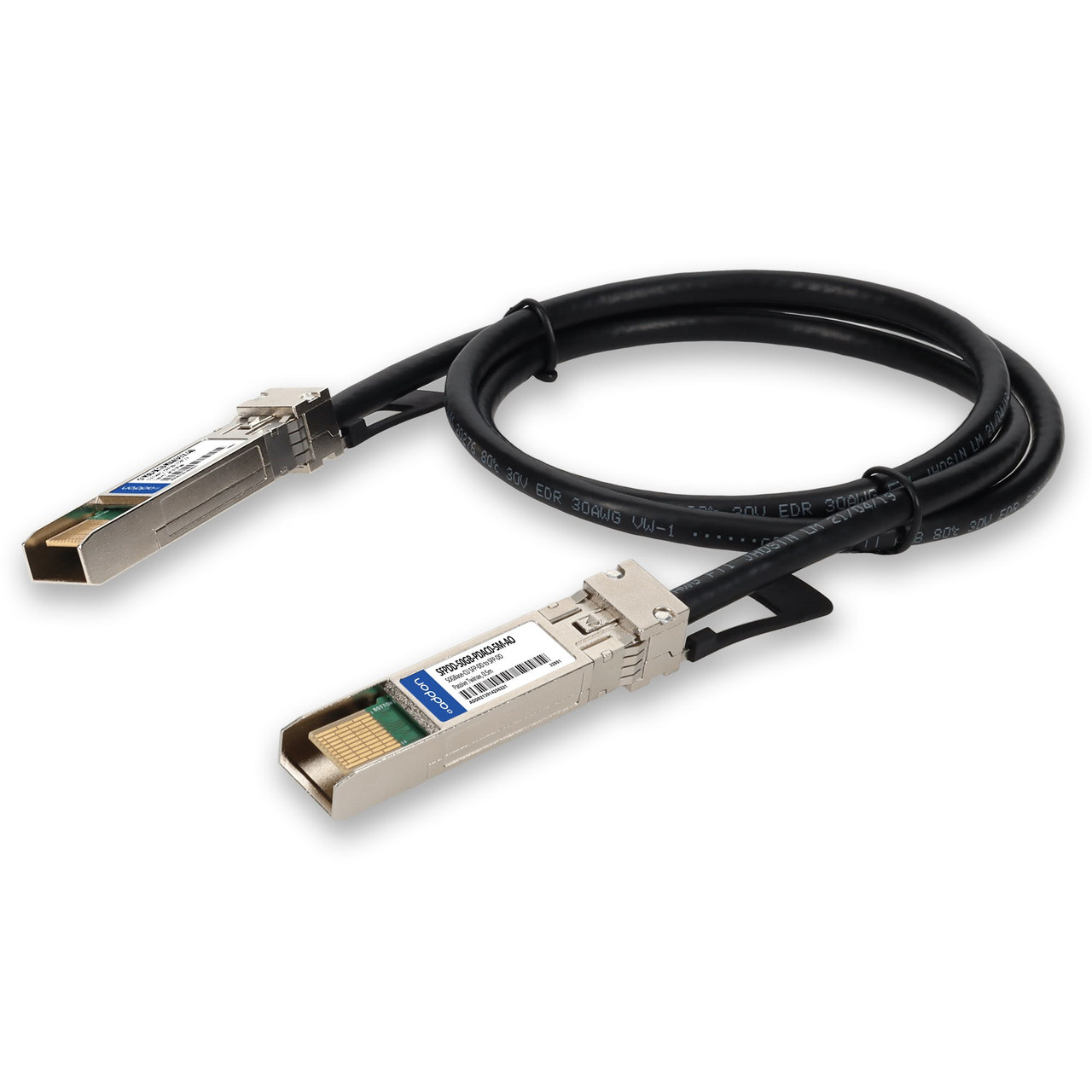 AddOn Networks SFPDD-50GB-PDAC0-5M-AO InfiniBand/fibre optic cable 19.7" (0.5 m) SFP-DD Black , SFPDD-50GB-PDAC0-5M-AO