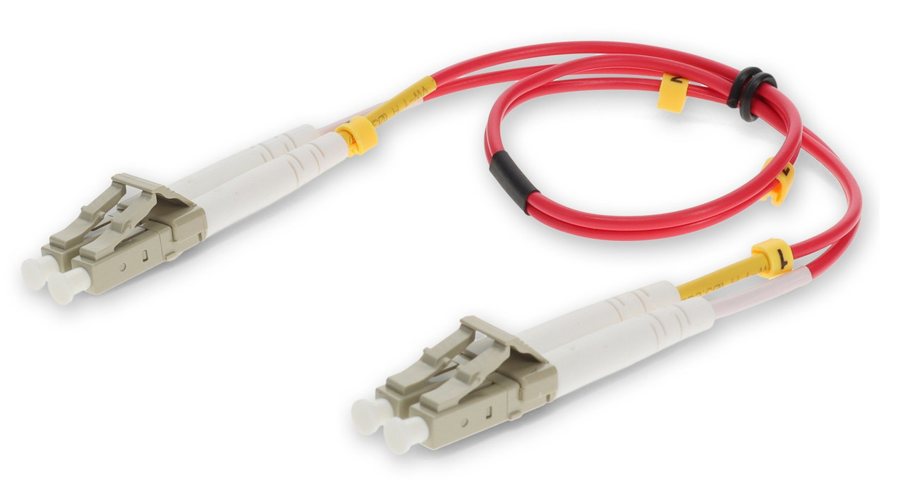 AddOn Networks ADD-LC-LC-1M5OM4P-RD-TAA InfiniBand/fibre optic cable 39.4" (1 m) LOMM Red , ADD-LC-LC-1M5OM4P-RD-TAA