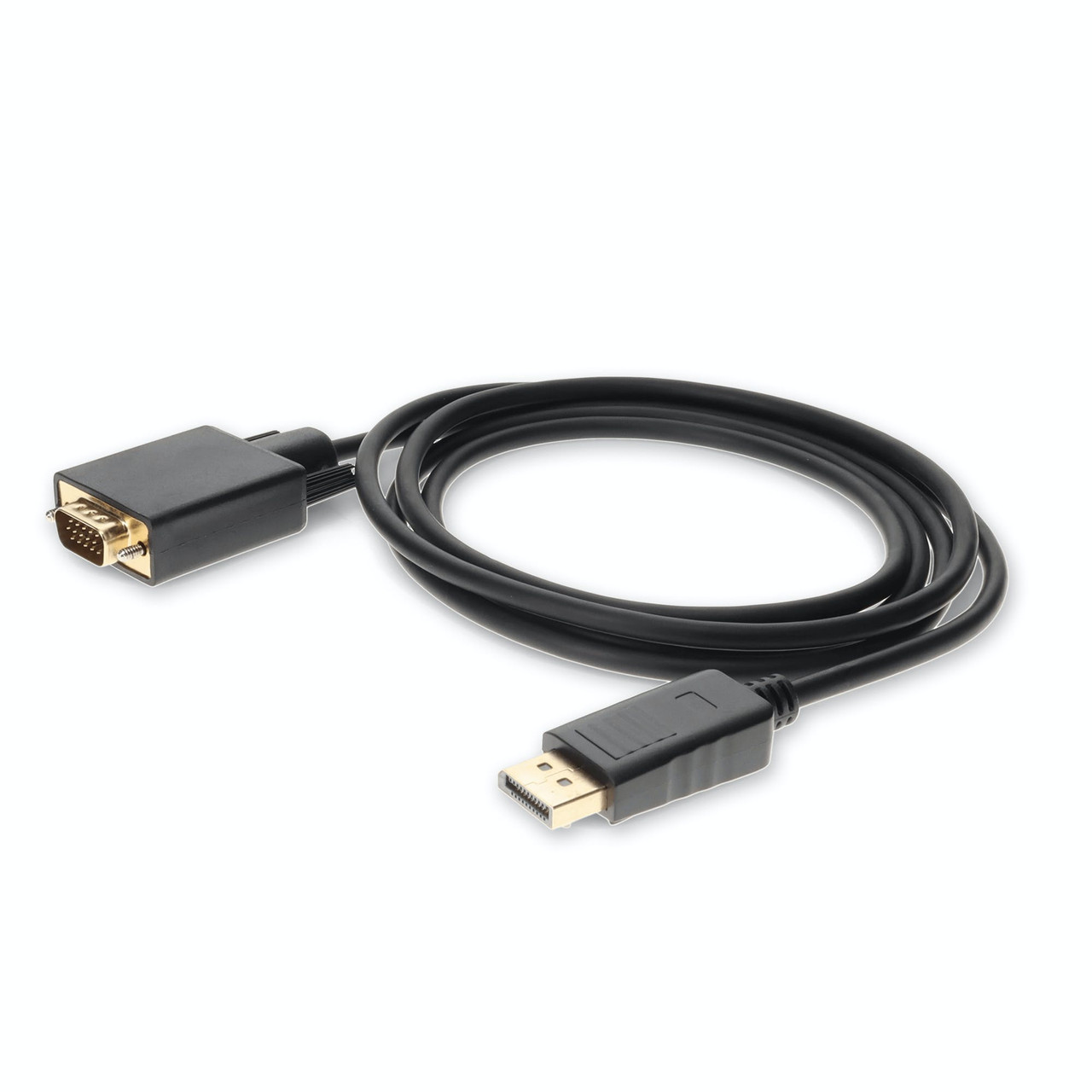 AddOn Networks DISPLAYPORT2VGA2M video cable adapter 78.7" (2 m) DisplayPort VGA (D-Sub) Black , DISPLAYPORT2VGA2M