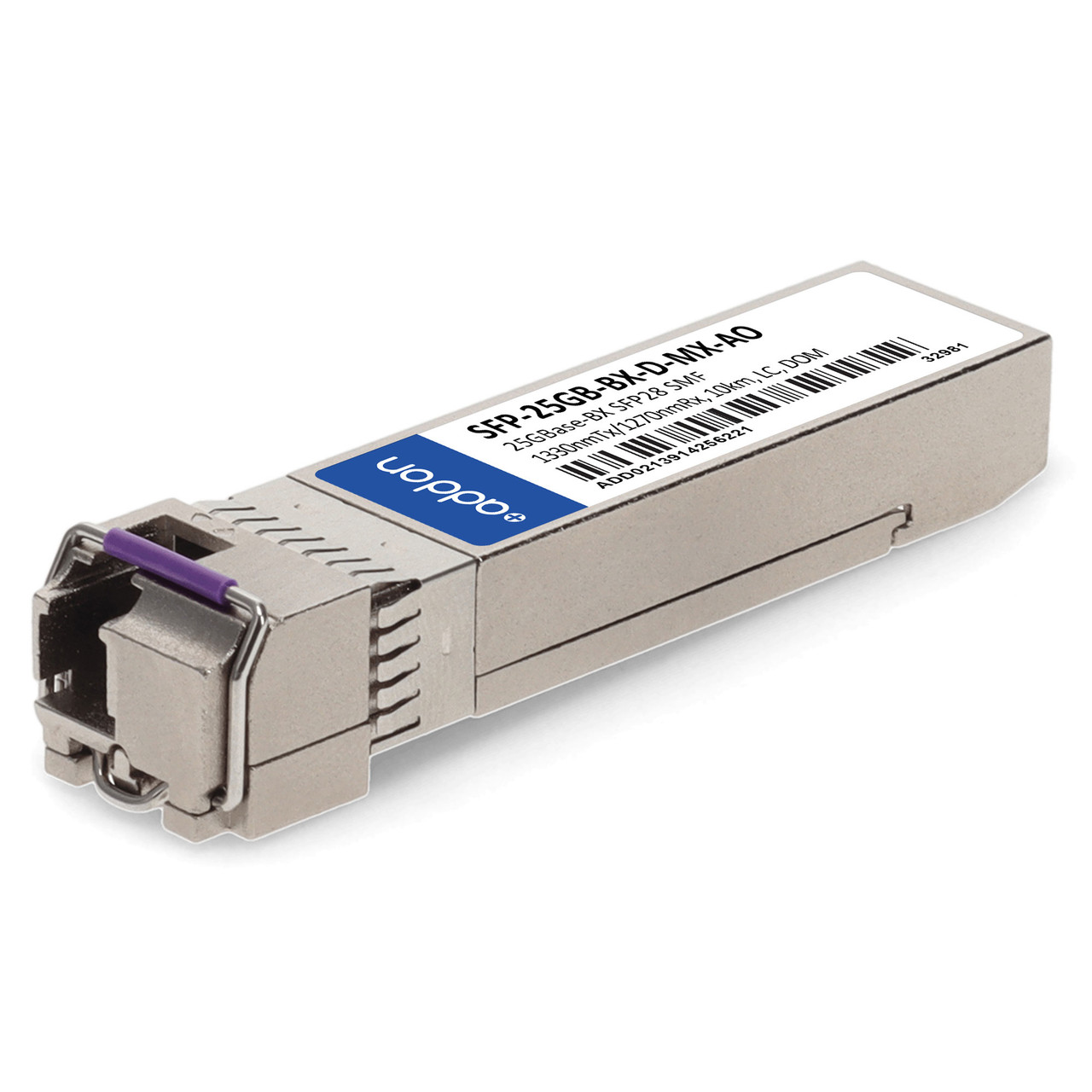 AddOn Networks SFP-25GB-BX-D-MX-AO network transceiver module Fiber optic 25000 Mbit/s SFP28 , SFP-25GB-BX-D-MX-AO