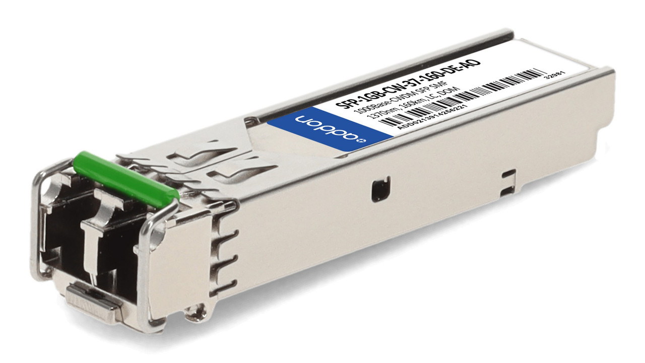 AddOn Networks SFP-1GB-CW-37-160-DE-AO network transceiver module Fiber optic 100000 Mbit/s 1370 nm , SFP-1GB-CW-37-160-DE-AO
