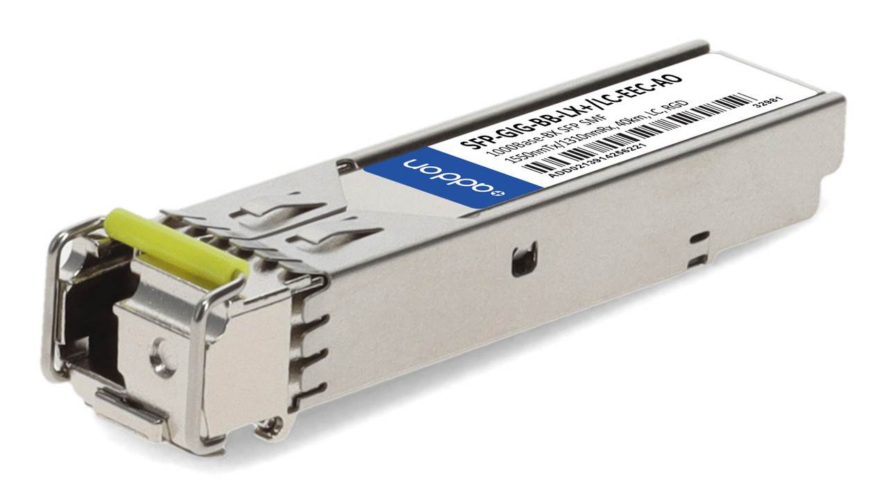 AddOn Networks SFP-GIG-BB-LX+/LC-EEC-AO network transceiver module Fiber optic 1000 Mbit/s , SFP-GIG-BB-LX+/LC-EEC-AO