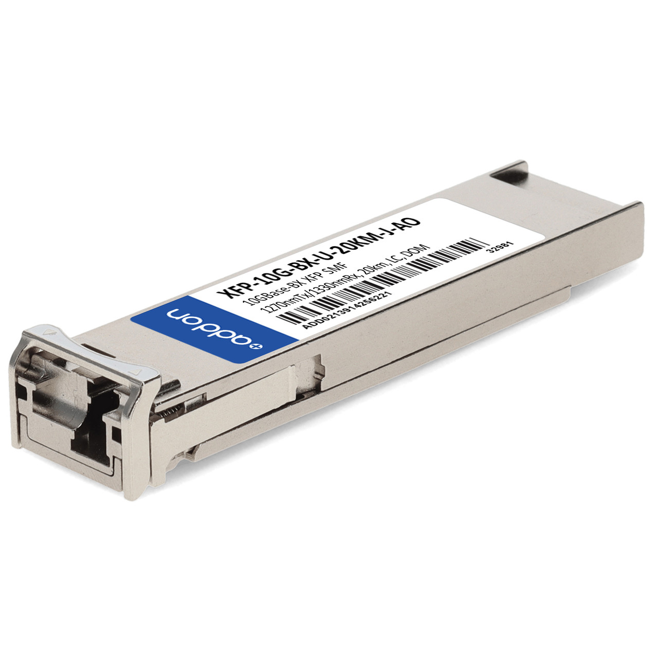 AddOn Networks XFP-10G-BX-U-20KM-J-AO network transceiver module Fiber optic 10000 Mbit/s , XFP-10G-BX-U-20KM-J-AO