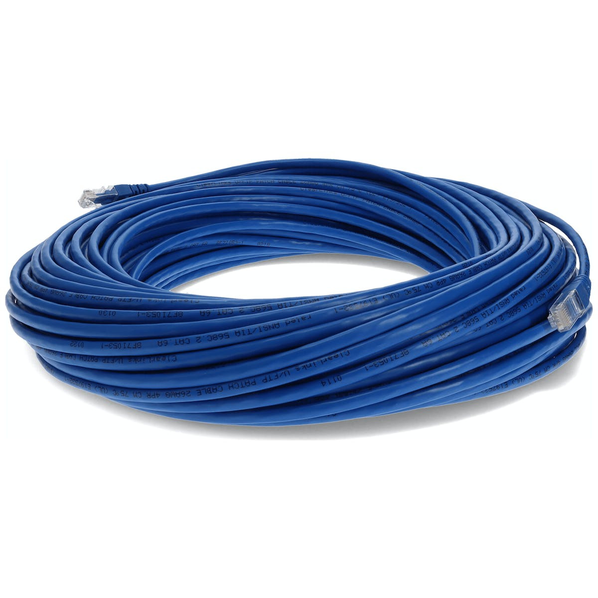 AddOn Networks ADD-250FCAT6A-BE networking cable Blue 3000" (76.2 m) Cat6a U/UTP (UTP) , ADD-250FCAT6A-BE