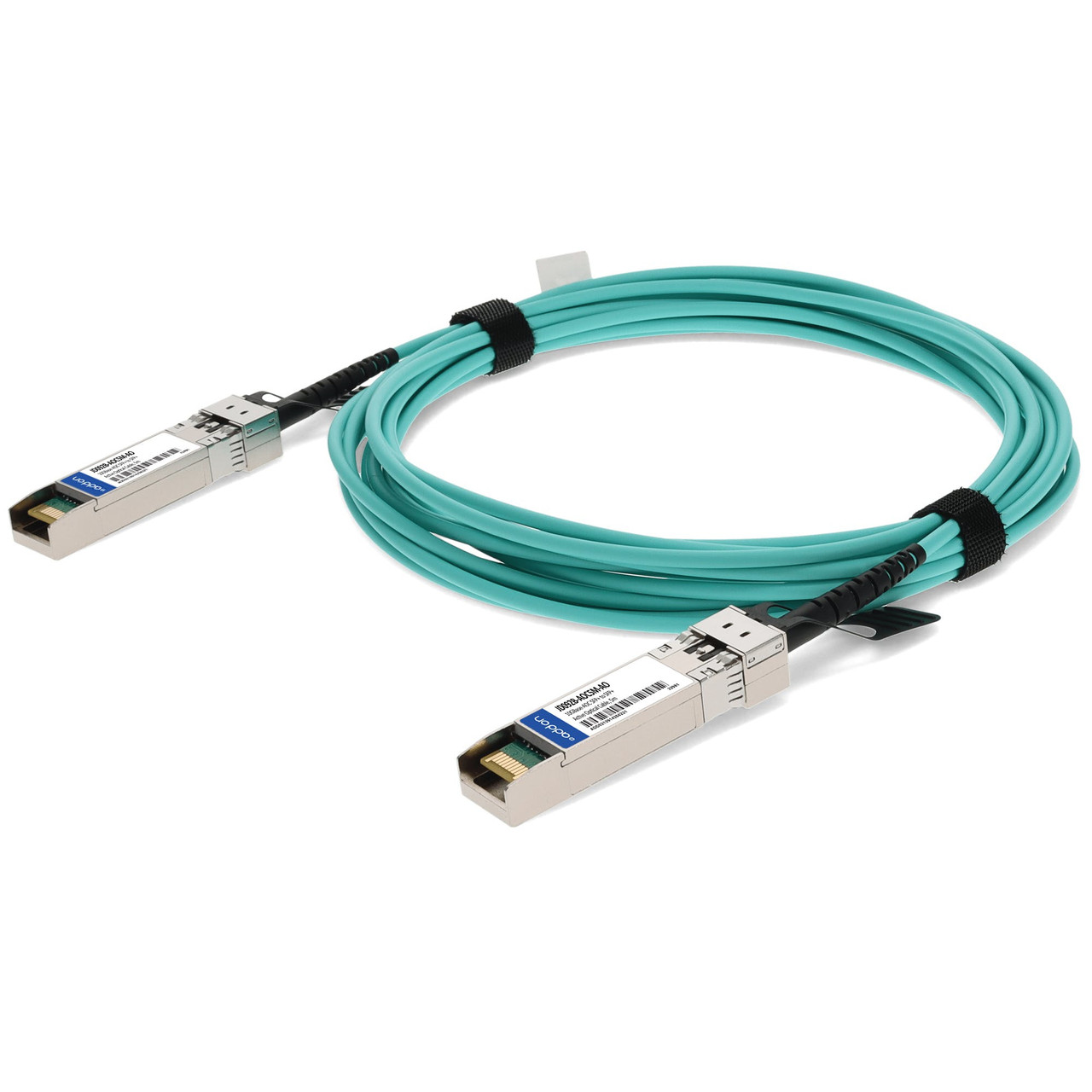 AddOn Networks JD092B-AOC5M-AO InfiniBand/fibre optic cable 196.9" (5 m) SFP+ Aqua color , JD092B-AOC5M-AO