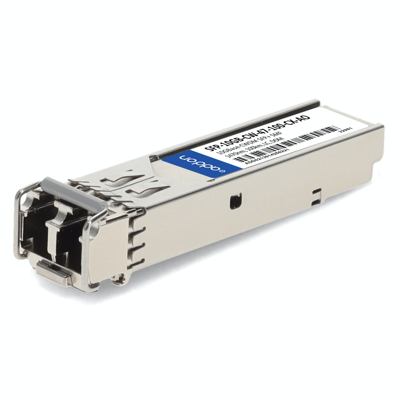 AddOn Networks SFP-10GB-CW-47-100-CX-AO network transceiver module Fiber optic 10000 Mbit/s SFP+ 1470 nm , SFP-10GB-CW-47-100-CX-AO