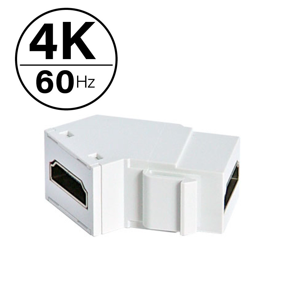 On-Q 4k HDMI Keystone Insert, White - WP124KWH , WP124KWH