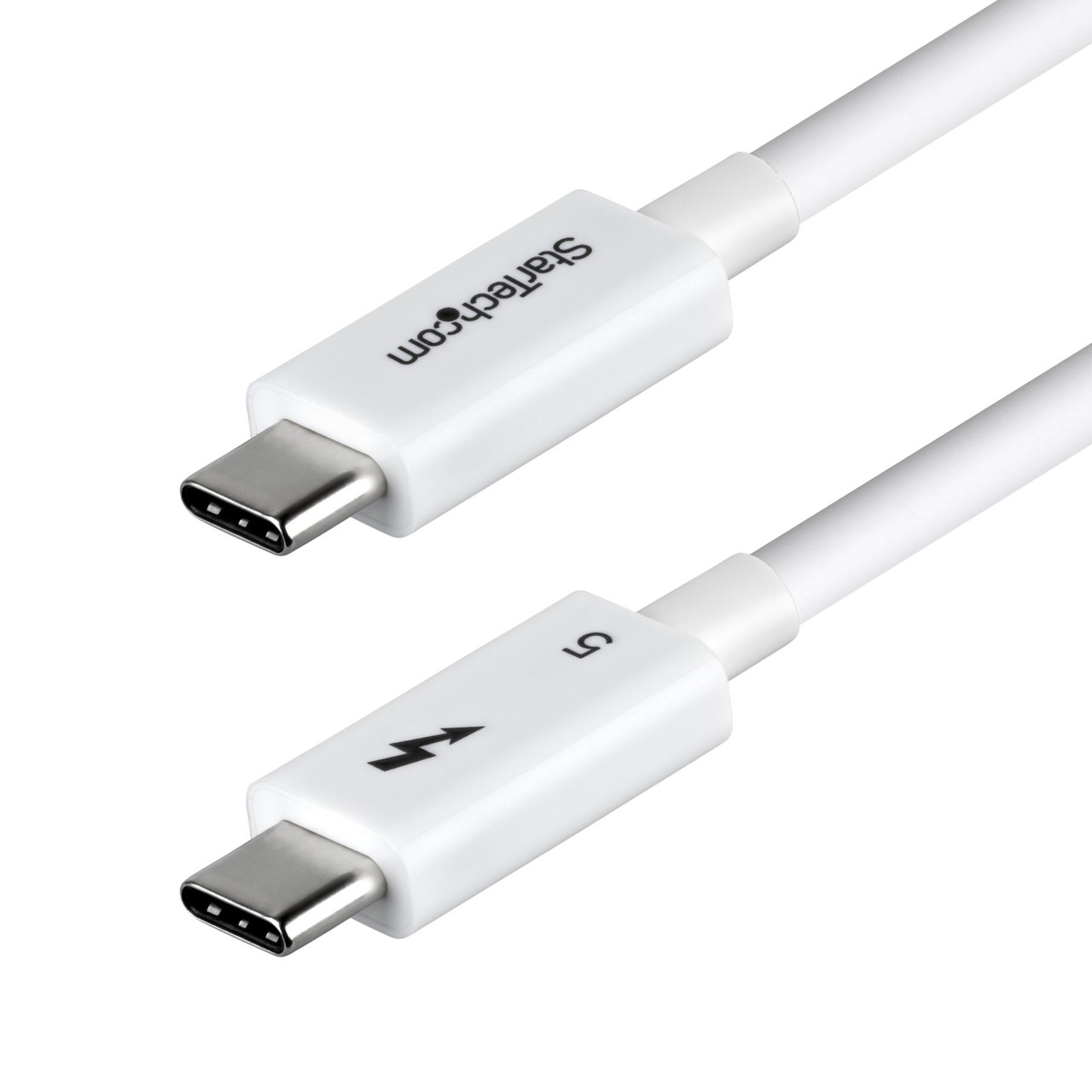 StarTech.com TBLT5MM50CM240WWH Thunderbolt cable 19.7" (0.5 m) 120 Gbit/s White , TBLT5MM50CM240WWH