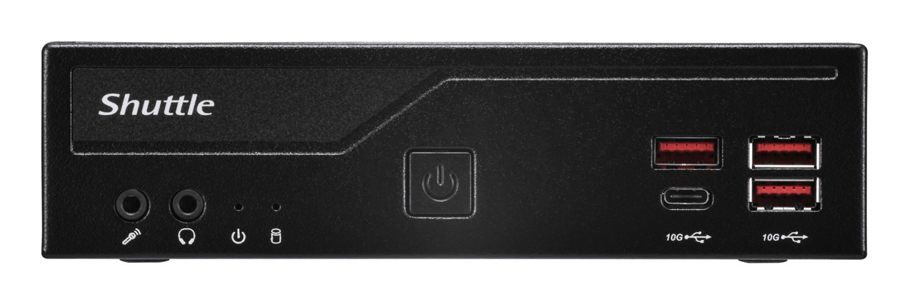 Shuttle DB860 PC/workstation barebone 1.35L sized PC Black Intel B860 LGA 1851 (Socket V1) , DB860