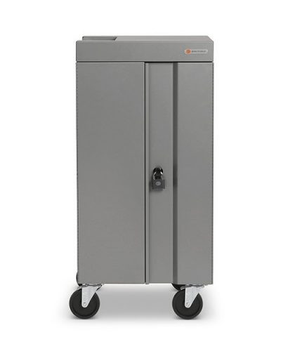 Bretford CUBE Cart Slim Portable device management cabinet Gray - TVCS30AC-CK , TVCS30AC-CK