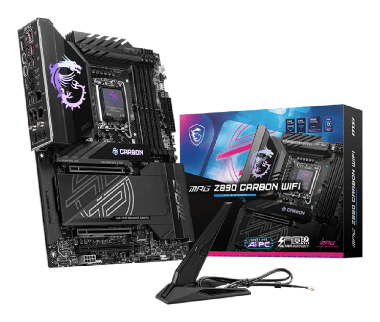 MSI MPG Z890 CARBON WIFI motherboard Intel Z890 LGA 1851 (Socket V1) ATX - Z890CARBONWIFI , Z890CARBONWIFI