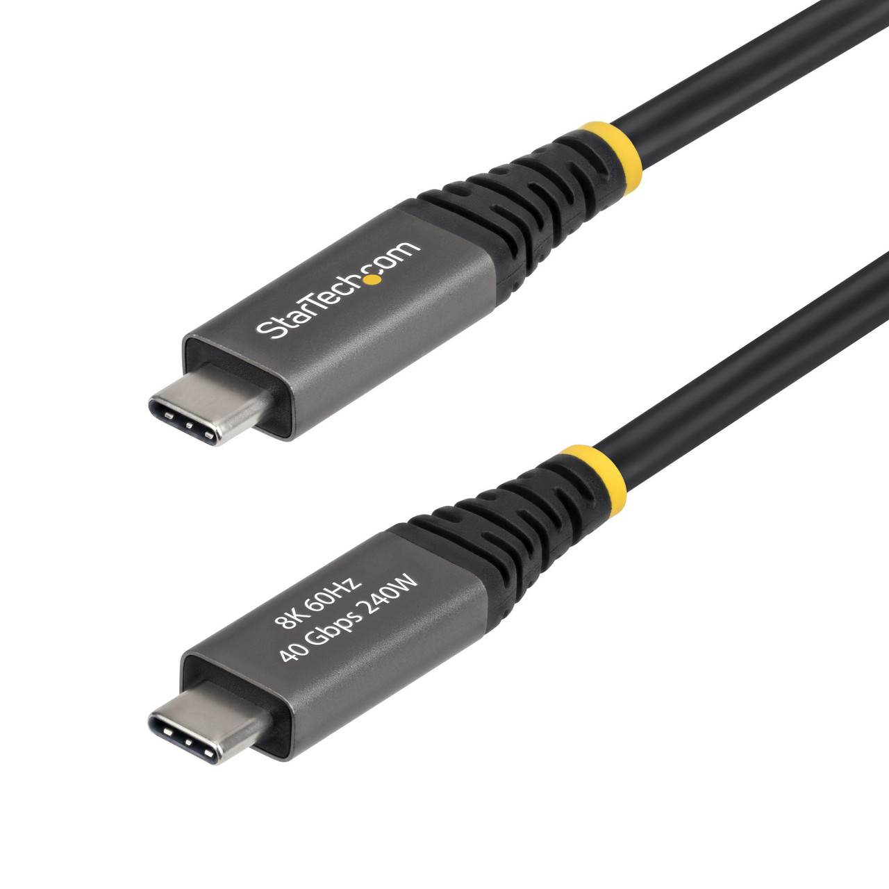 StarTech.com CC6FT40GUSB4GEN3 USB cable USB4 Gen 3x2 70.9" (1.8 m) USB C 40 Gbit/s 240 W Black , CC6FT40GUSB4GEN3