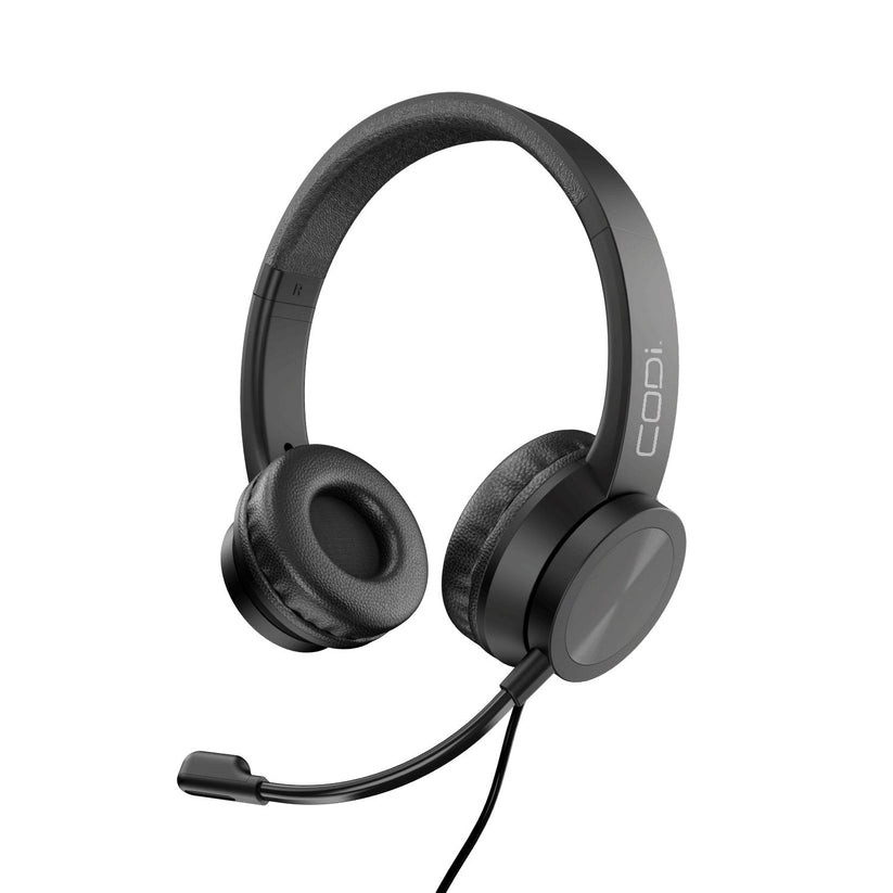 CODi A04503 headphones/headset Wired Head-band Office/Call center USB Type-A Black , A04503
