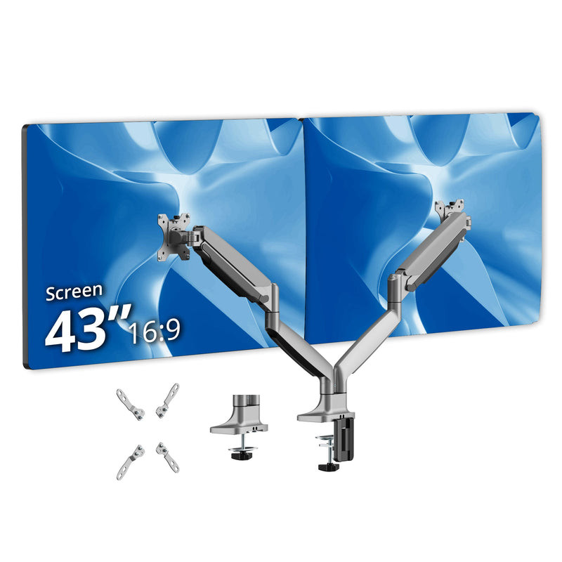 Siig CE-MT6911-S1 monitor mount / stand 43" Desk Gray , CE-MT6911-S1