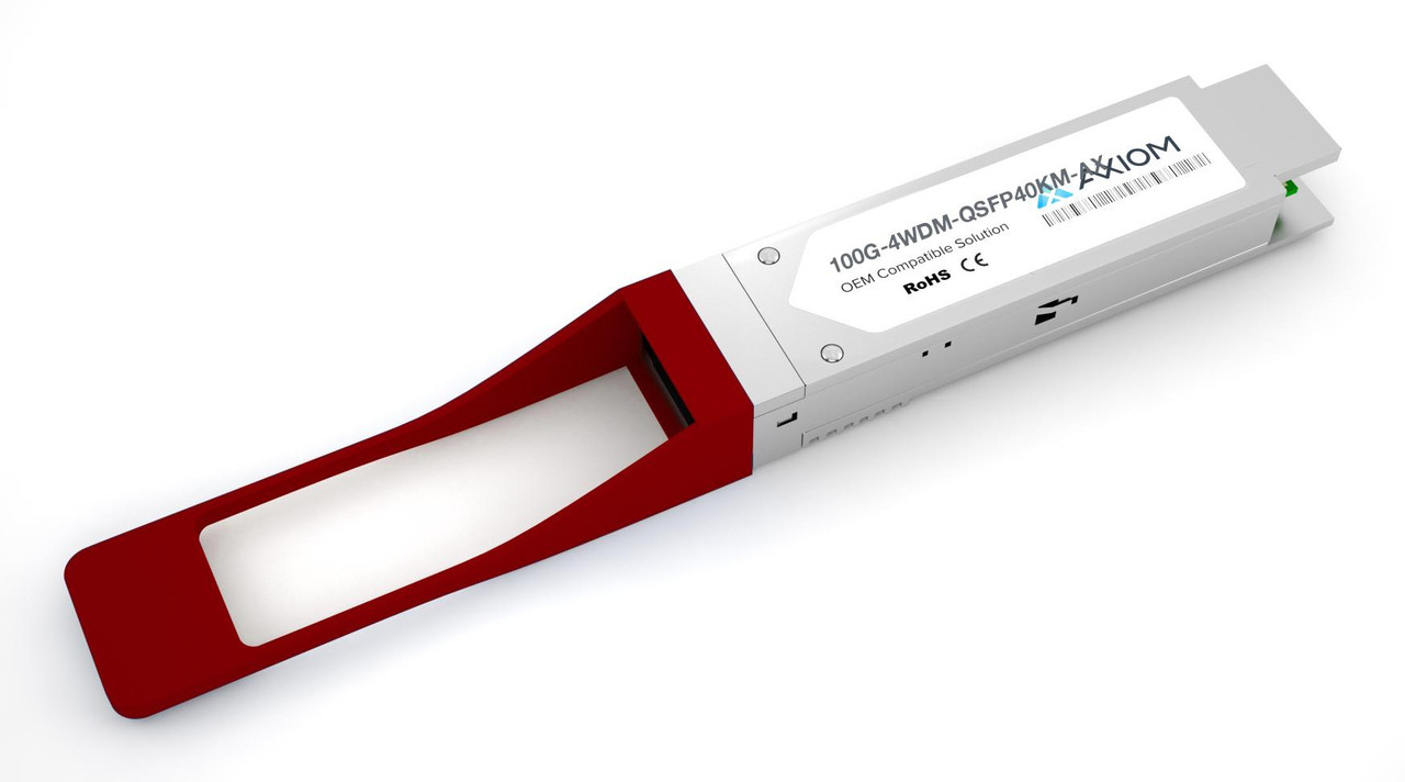 Axiom 100G-4WDM-QSFP40KM-AX network transceiver module Fiber optic 100000 Mbit/s QSFP28 , 100G-4WDM-QSFP40KM-AX