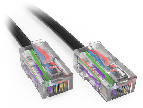 Accortec C6NB-K25-ACC networking cable Black 300" (7.62 m) Cat6 U/UTP (UTP) , C6NB-K25-ACC