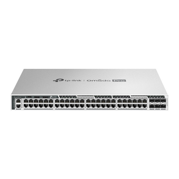 TP-Link Omada Pro S6500-48G6XF network switch Managed L2/L2+ Gigabit Ethernet (10/100/1000) 1U Gray , S6500-48G6XF