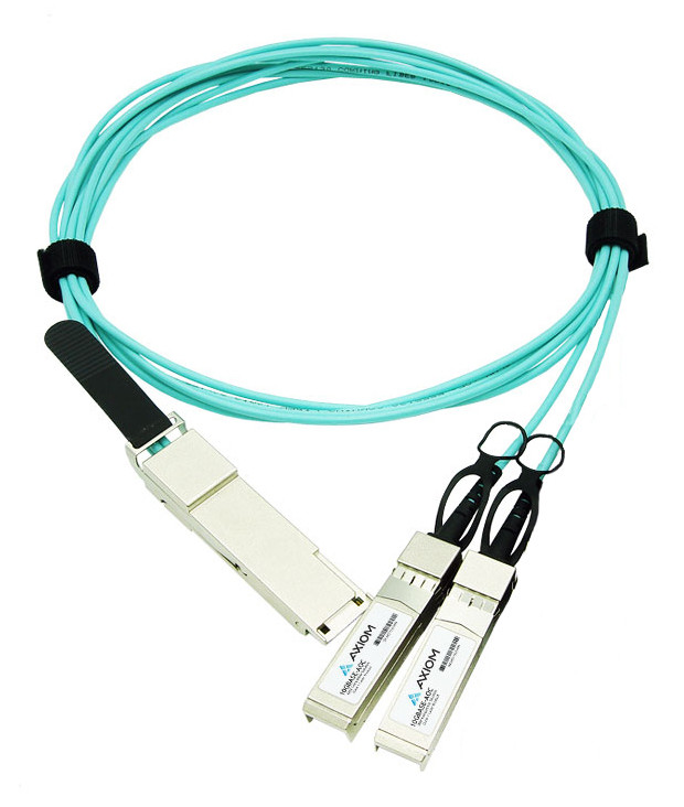 Axiom 980-9I96L-00H020-AX InfiniBand/fibre optic cable 787.4" (20 m) QSFP56 2x QSFP56 AOC Aqua color, Stainless steel , 980-9I96L-00H020-AX