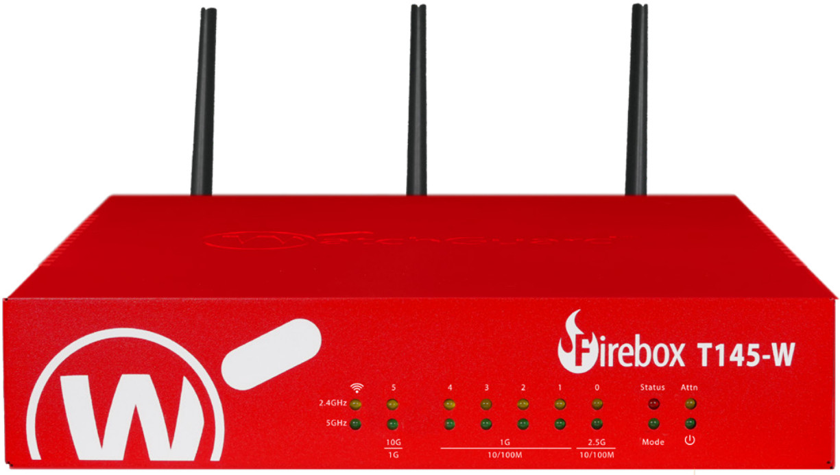 WatchGuard Firebox T145-W hardware firewall 1U 0.71 Gbit/s - WGT146031 , WGT146031