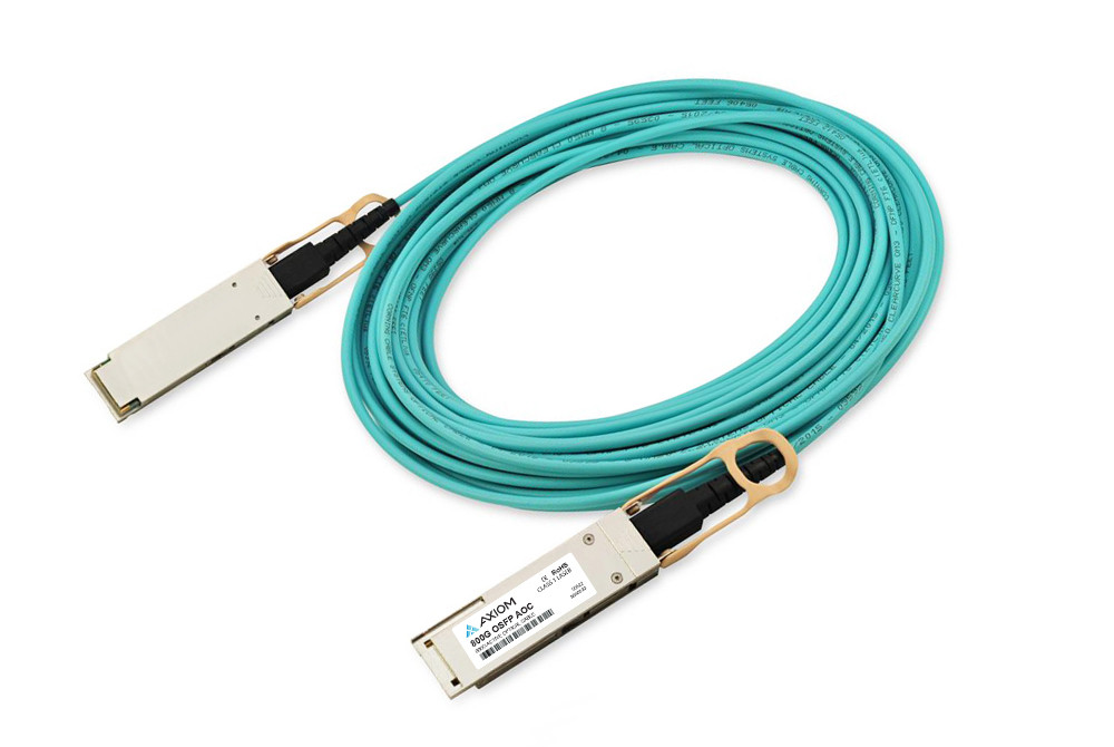 Axiom A-O800-O800-10M-AX InfiniBand/fibre optic cable 393.7" (10 m) OSFP AOC Aqua color , A-O800-O800-10M-AX