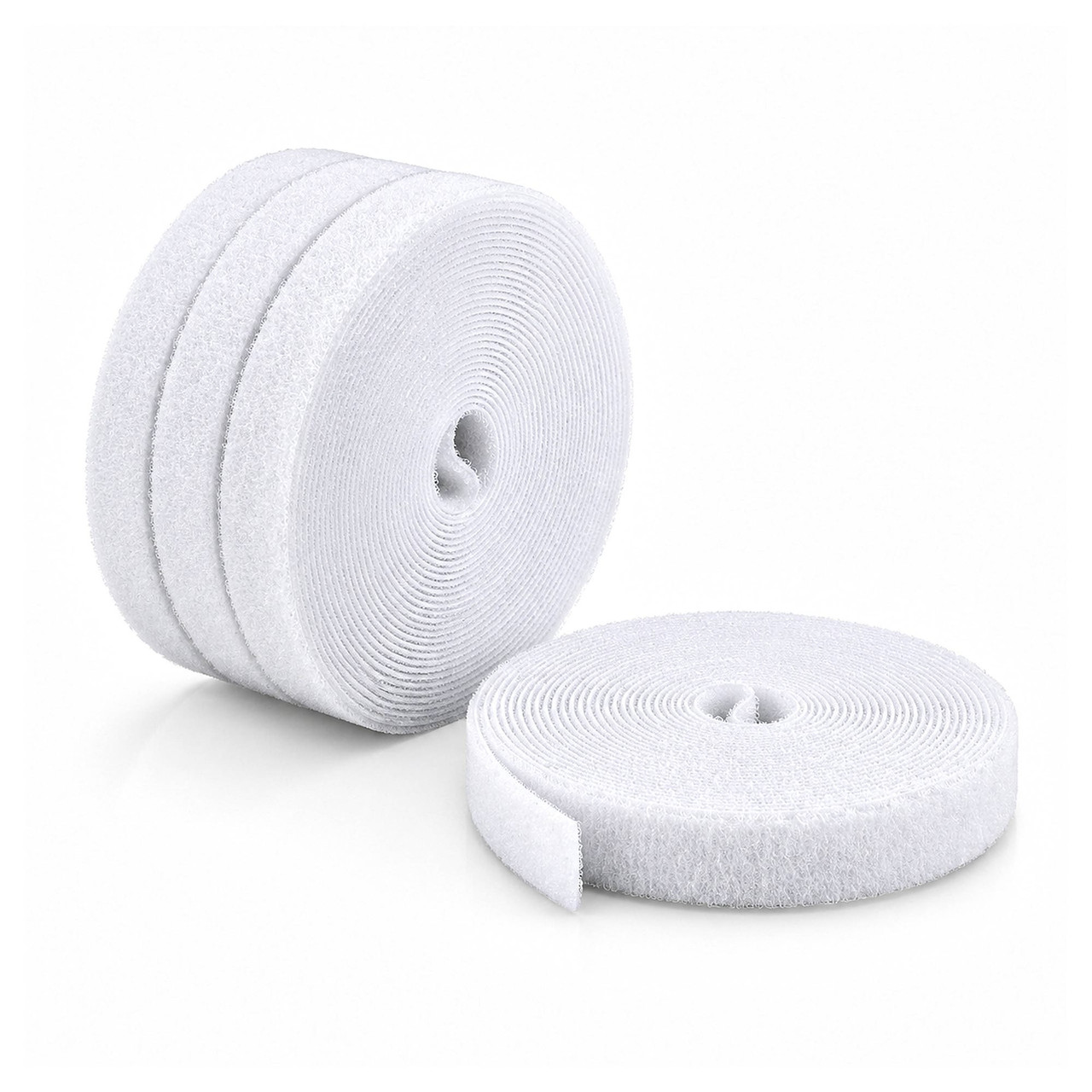 StarTech.com HKLP1505WH4PK cable organizer Universal Hook & loop cable tie White 4 pc(s) , HKLP1505WH4PK