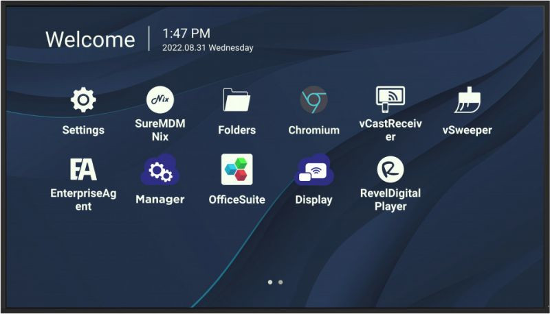 Viewsonic CDE7530 signage display 75" Wi-Fi 450 cd/m² 4K Ultra HD Black Built-in processor Android 11 - CDE7530-E1 , CDE7530-E1