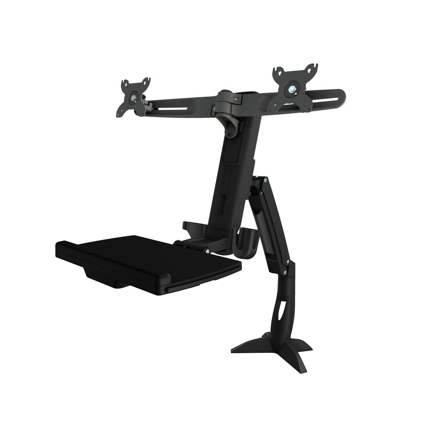 AMR2ACWS |Amer Networks DUAL SIT STND WRKSTATION CLAMP - AMR2ACWS