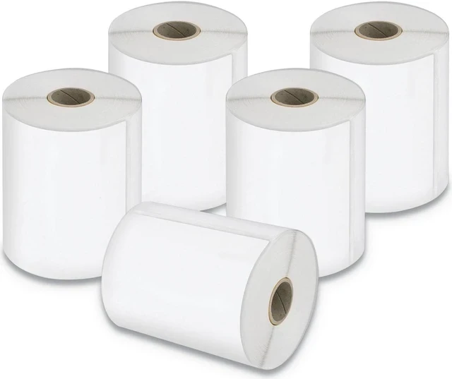 2026404 |DYMO LabelWriter 2026404 Extra Large Shipping Labels, 4" x 6", Black on White, 220 Labels/Roll, 5 Rolls/Pack