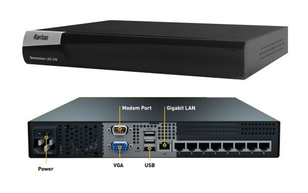DLX2-108 |Raritan Dominion LX II 8-Port KVM-over-IP Switch - DLX2-108