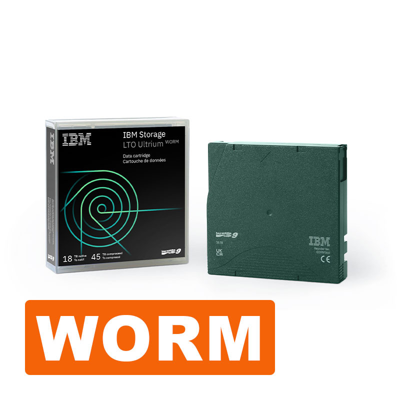 02XW569 |IBM LTO Ultrium 9 18TB WORM Data Cartridge - 02XW569