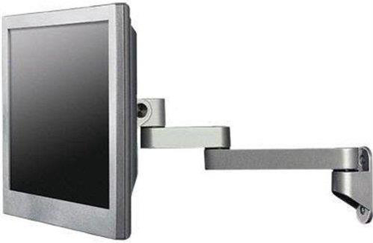 9110-8.5-4-104 |HAT DESIGN WORKS , ARTICULATING MOUNTS: MONITOR WALL MOUNT W/VESA TILTER & 8.5" EXTENSTION. SUPPORTS UP TO 22LBS, BLACK (SINGLE STUD WALL INSTALL) - 9110-8.5-4-104