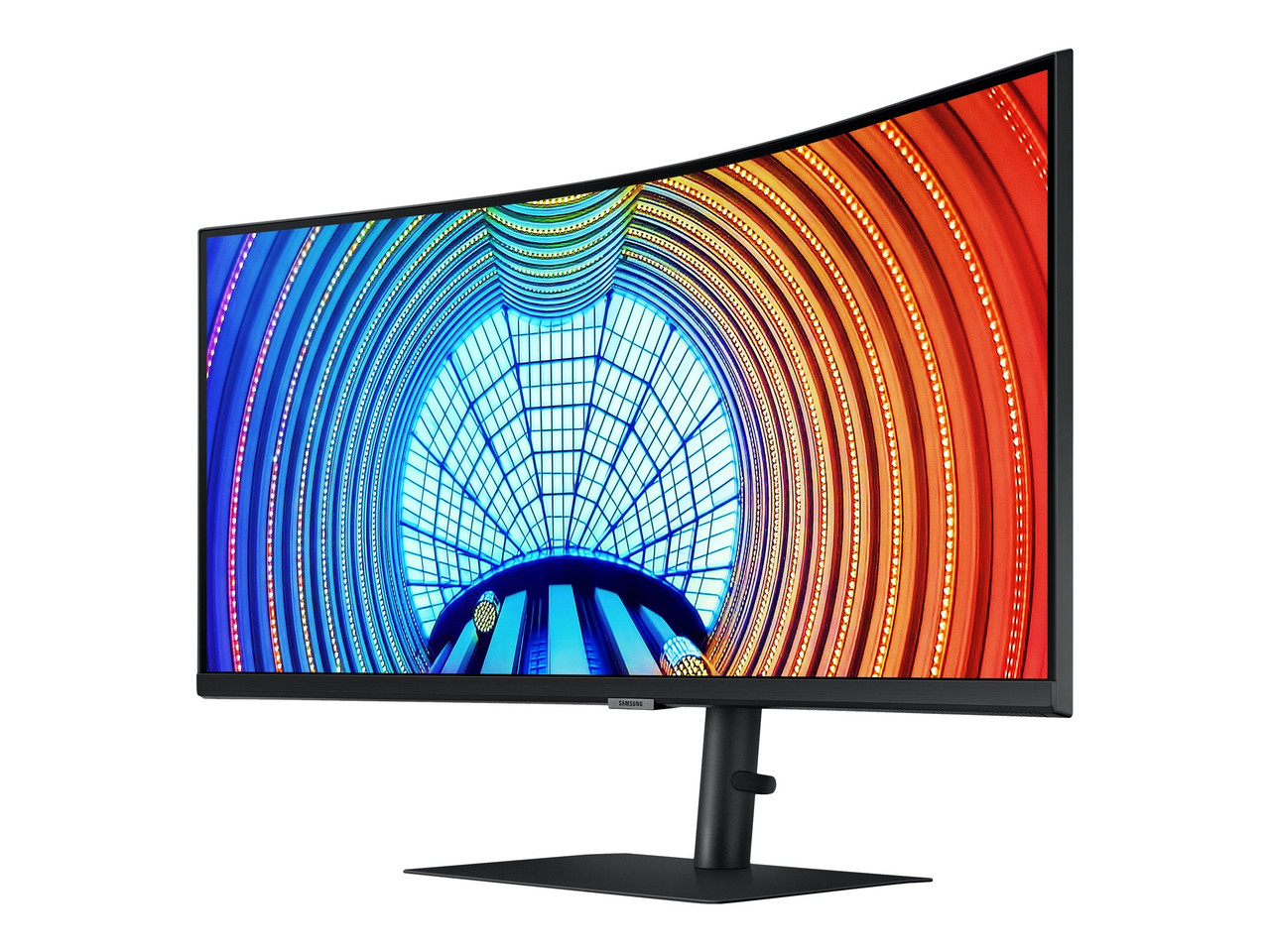 S34A654UBN |Samsung 34" ViewFinity S65UA Ultra-WQHD Curved Monitor - USB-C, - HDR10 - 100Hz - AMD FreeSync - Black - S34A654UBN