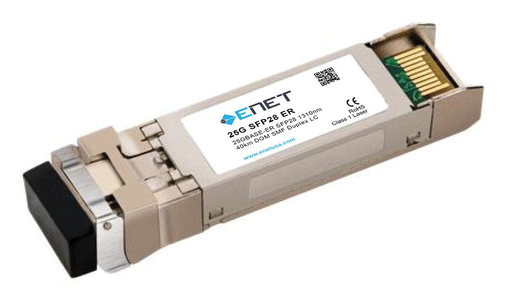407-BBXZ-40K-ENC |eNet Components 25GBASE-ER SFP28 1310NM 40KM transceiver - 407-BBXZ-40K-ENC