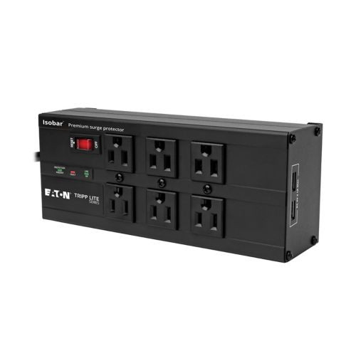 IBAR6ULTRAUSBB |Tripp Lite Isobar 6-Outlet Surge Protector IBAR6ULTRAUSBB