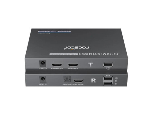 Y10G006-B1 |4K@60Hz HDMI KVM Extender over CAT6/CAT6a/Cat7 Ethernet Cable  up to 230ft - Y10G006-B1