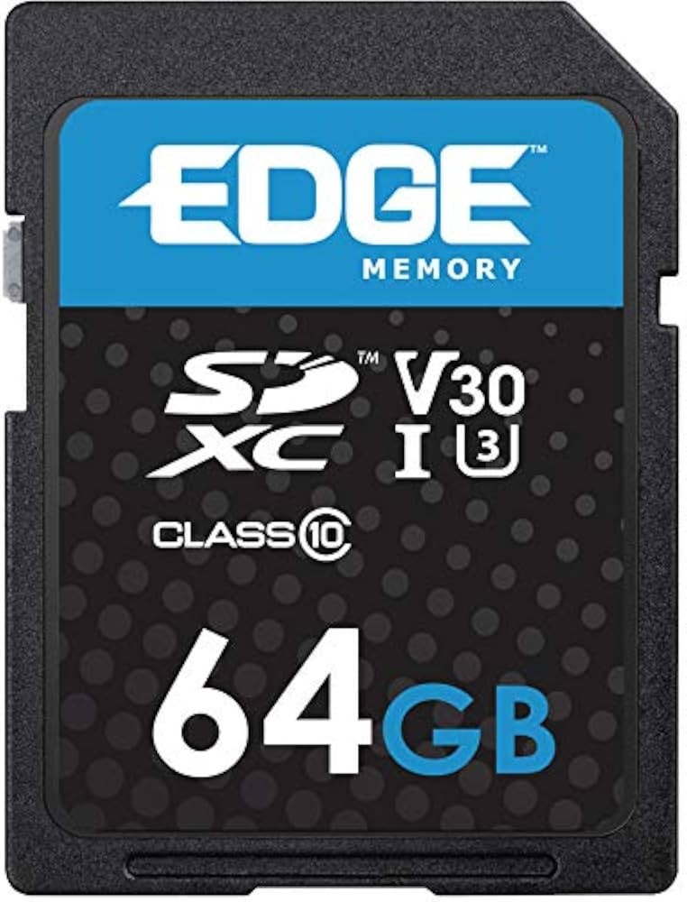 PE256791 |Edge 64GB SDXC VSC (V30 U3) MEMORY CARD - PE256791