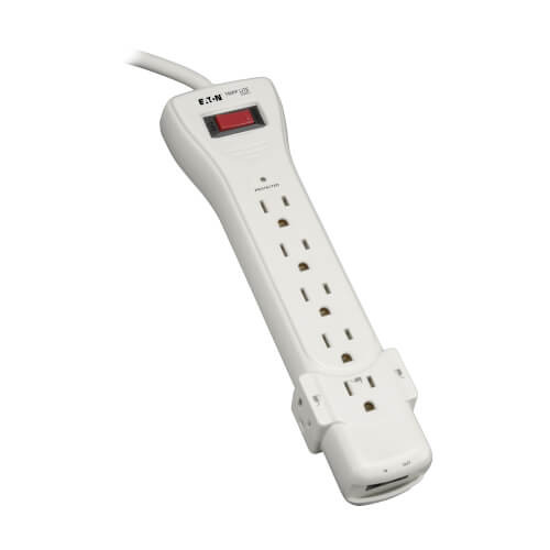SUPER6TEL12 |Eaton 7 Outlet 1270J Surge w RJ11 - SUPER6TEL12
