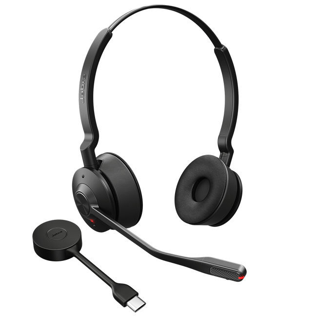 TAA9653-435-125 |Jabra Engage 55SE UC Mono USB-C Wirerless Headset with Charging Stand (TAA) - TAA9653-435-125