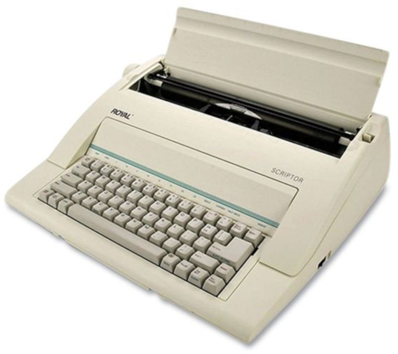 69147T |Royal 69147T Scriptor II Personal Portable Electronic Typewriter with 20 Character, 2 Line LCD Display
