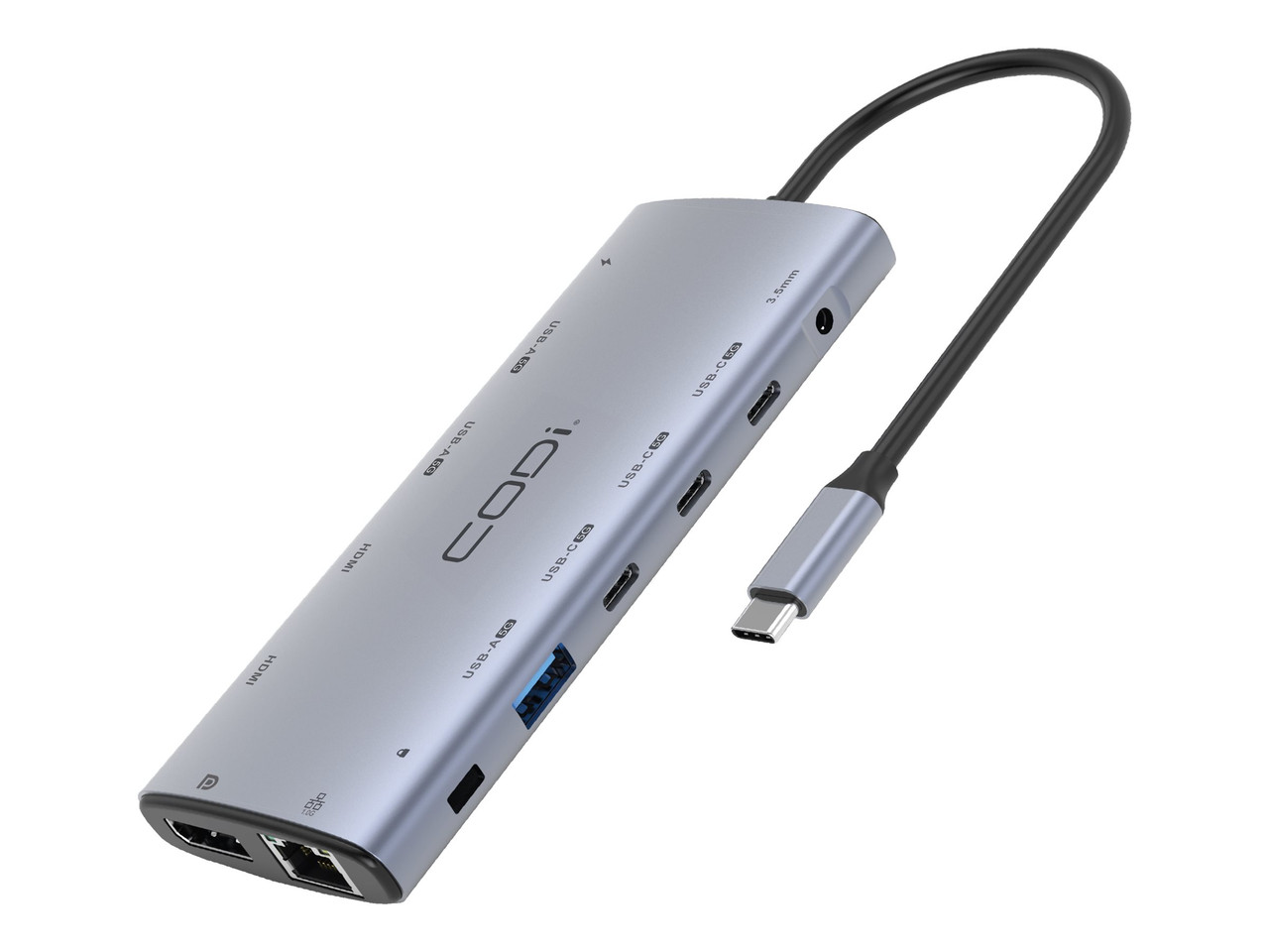 HB012-1 |CODi USB-C 12-IN-1 MULTI-PORT HUB - HB012-1