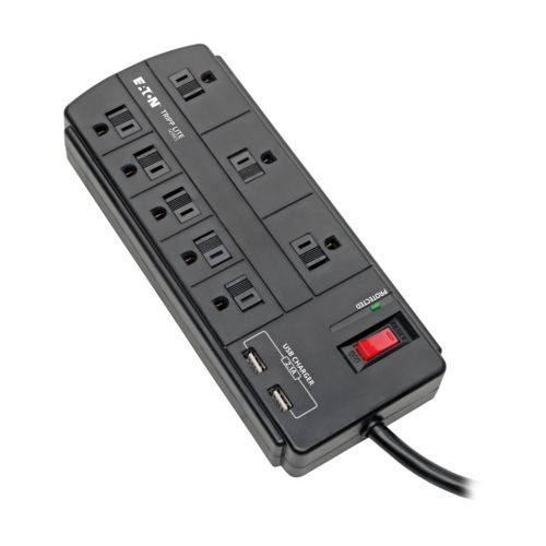 TLP88USBB |Eaton Surge Strip 8 Out 2 USB Ports - TLP88USBB