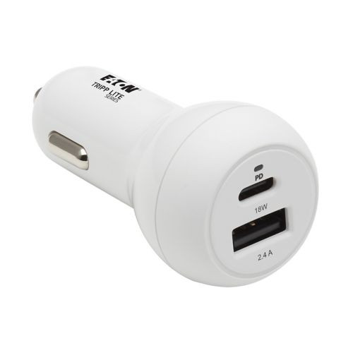 U280-C02-30W-K |Eaton USB CAR CHARGER W USB C USB A - U280-C02-30W-K