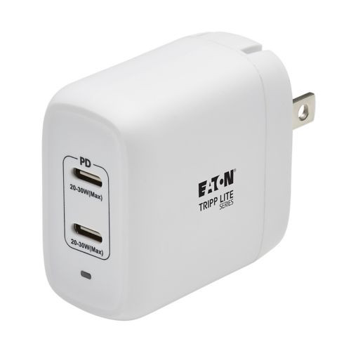 U280-W02-40C2-G |Eaton 40W DUAL USB-C WALL CHRGR, GAN - U280-W02-40C2-G